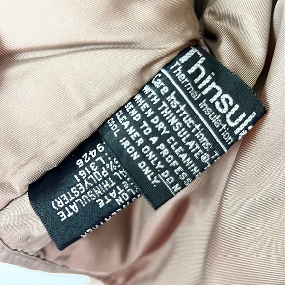 BYRNES & BAKER |✨VINTAGE 80s!!✨Tan Animal Print Suede Tied Leather Jacket Coat - Picture 12 of 16